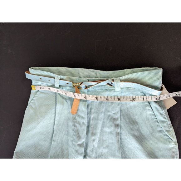NWT Vintage RG New York by Russ Teen Blue Corduroy Pants with Belt Union Made 10 - Picture 8 of 11